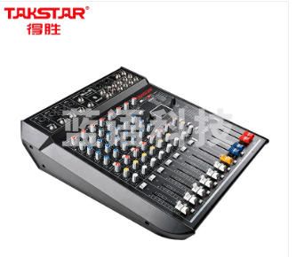 （下单前请咨询）得胜（TAKSTAR）AM10 十路调音台 立体声带蓝牙USB效果器10路模拟调音台 会议户外集会活动演出模拟调音台