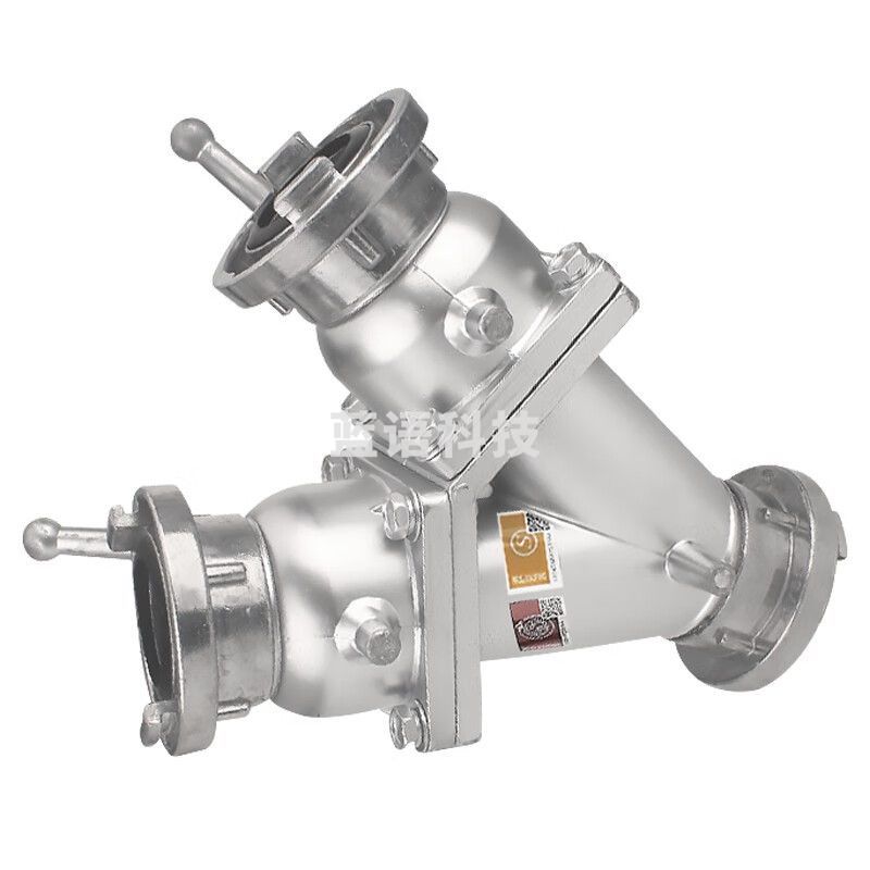 消防水带3C认证二分水器 国标内扣式一进二出 水龙管消火栓二分三分水器 防水管分水接头二分水器DN65