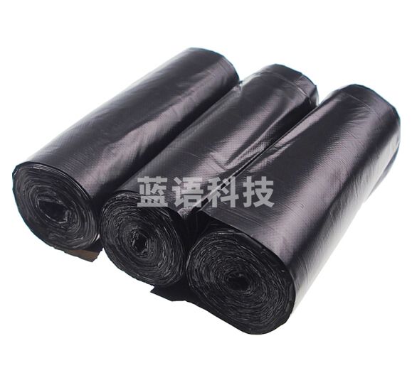 利得 45*50垃圾袋 100只/卷 8升桶用垃圾袋 黑色