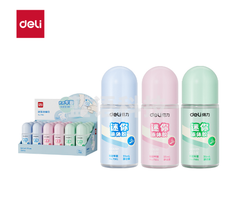 得力优酷7301液体胶水(无色)(35ml/瓶)  单位：瓶