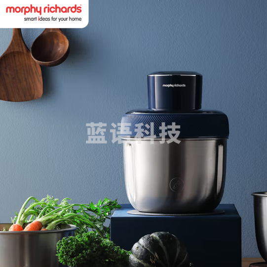 摩飞电器(Morphyrichards)绞肉机 家用绞馅机 碎肉机 电动多功能辅食料理机打蒜搅拌 不锈钢 套娃设计 MR9401A