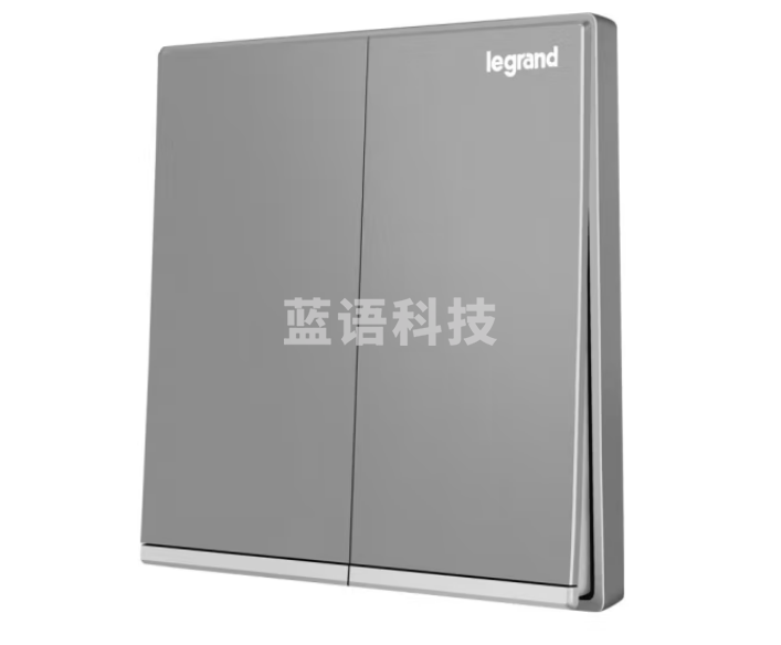 罗格朗(LEGRAND)开关插座面板 逸景系列深砂银灰色插座开关墙壁电源插座 双开单控K8/32/1/2C-C3