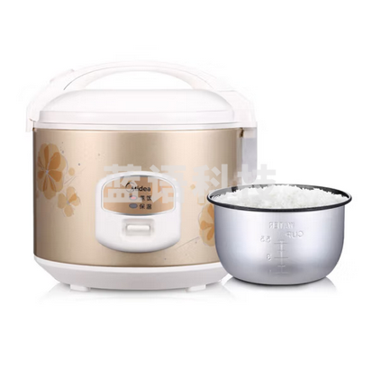 美的（Midea） 电饭煲 精铸发热盘 简单易控 黑晶内胆家用迷你小电饭锅 3升黑晶内胆MB-WYJ301 （2-6人）