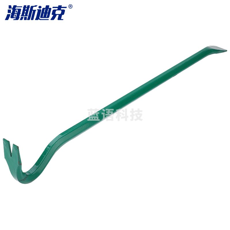 海斯迪克 消防两用撬棍 600*16mm 起钉器 特种钢撬杠撬棒多功能起钉器