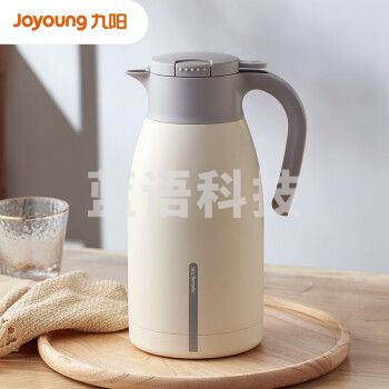九阳(Joyoung)不锈钢保温壶 不锈钢家用保温水壶热水壶保温瓶大容量暖水壶开水瓶1.9L白