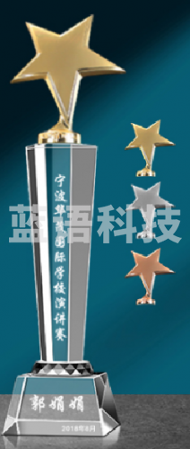 奖杯 水晶奖杯 运动会奖杯8*25.5cm 具体定制内容联系客服