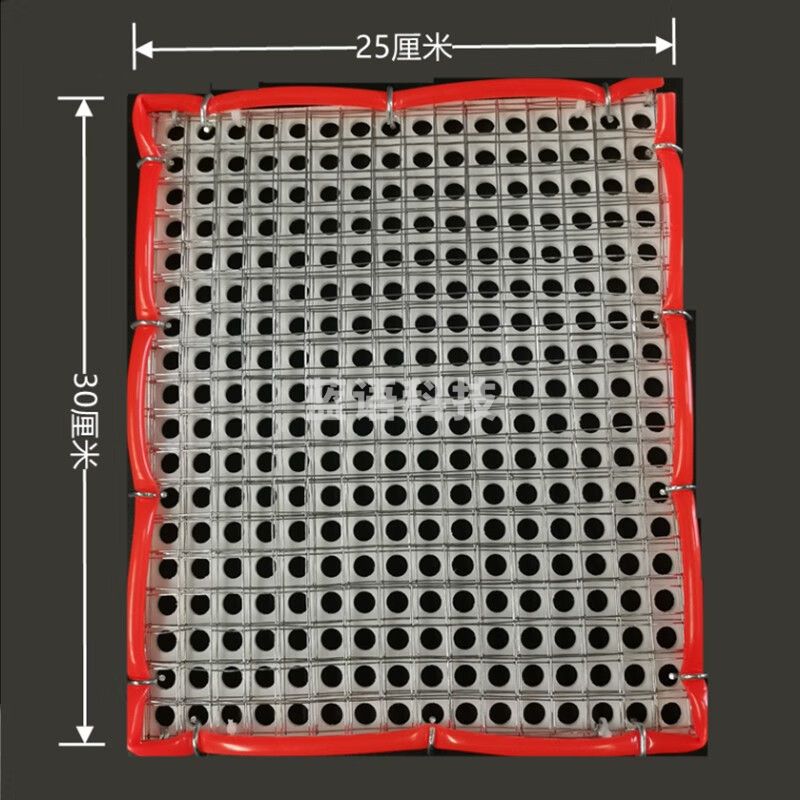 拍浆网工地拍浆拍子墙面甩浆拉毛神器砂浆水泥拍子新型甩浆拍浆板 塑料板+4层网+包边10毫米孔