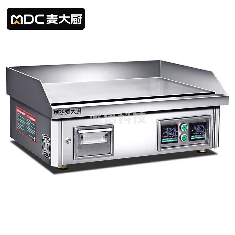 麦大厨MDC-CL-PL-1K旋钮款 220v 6kw 电热台式扒炉