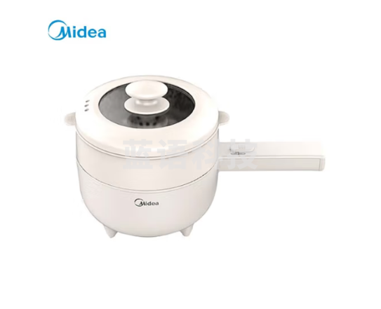 美的(Midea)电煮锅多功能宿舍学生锅智能迷你小电锅小功率电热火锅煮面家用泡面火锅 MC-XZE2003 M&C58071