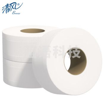 清风大卷纸有芯2层240米*12卷商用大盘纸酒店用厕纸卫生纸BJ02AB新