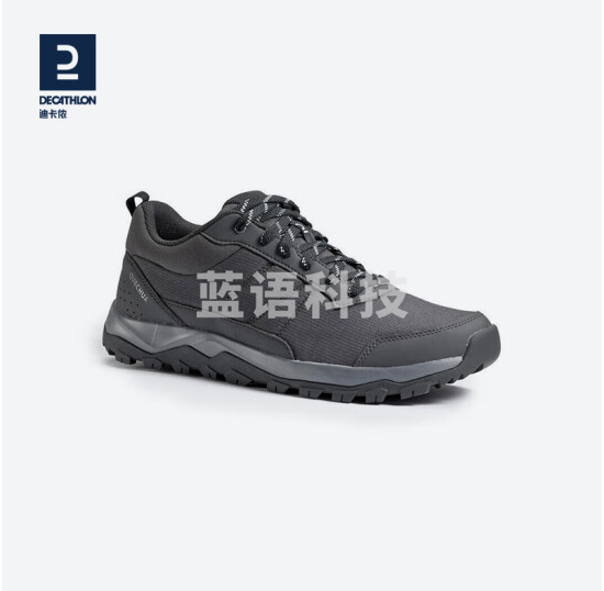 迪卡侬徒步鞋男户外旅游鞋轻便登山鞋男ODS NH150 黑灰色 39/40/41/42/43/44/45码数
