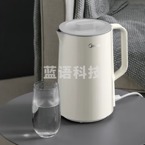 Midea家用电水壶 烧水壶 1.5L大容量 304食品级不锈钢 内胆【6min速沸】SH15NSWG01 M&C58096
