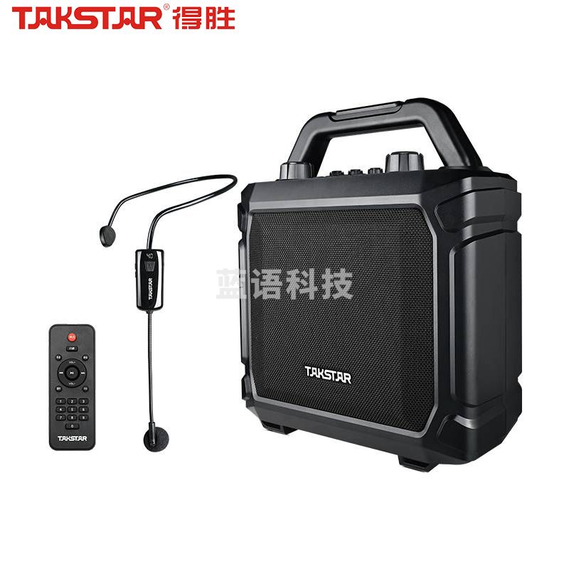 得胜(TAKSTAR)WDA-500头戴版 无线户外蓝牙音箱 K歌大音量便携式演出广场舞音响大功率户外扩音器