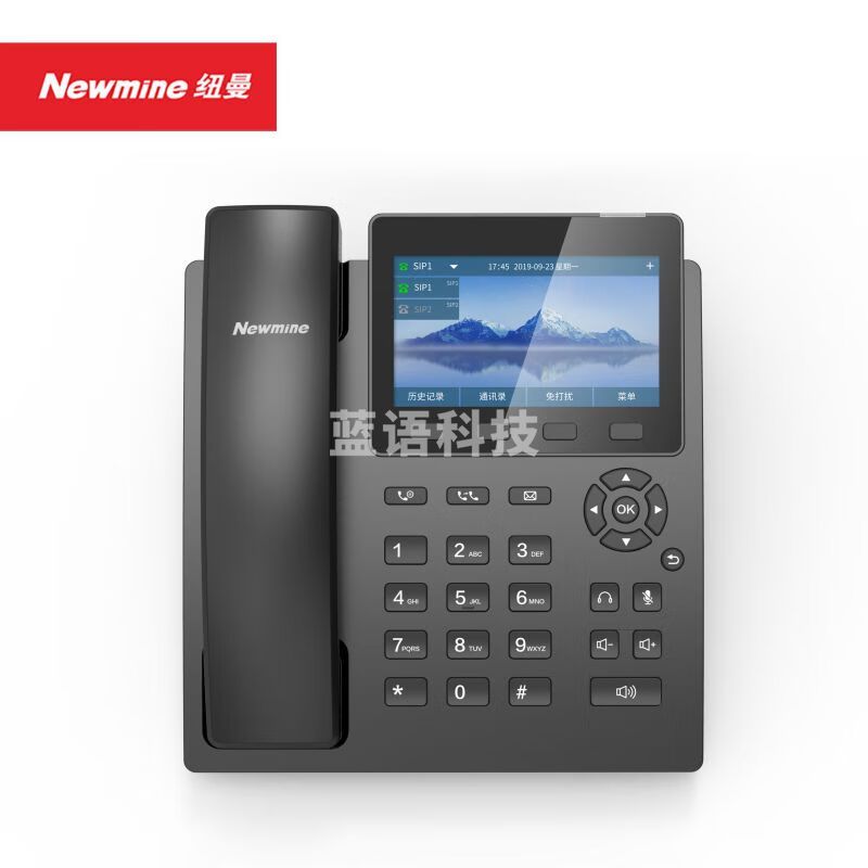 纽曼（Newmine）HL2008TSD-688（R） IP电话机 支持PSTN电话线 千兆双网口 录音2200小时 POE供电