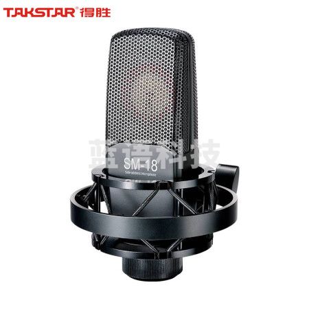 得胜(TAKSTAR) SM18电容麦克风主播K歌专业录音话筒手机电脑通用声卡套装直播设备 SM-18电容麦