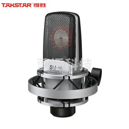 得胜(TAKSTAR)SM-18 PURE 专业录音麦克风 网络直播K歌乐器录音直播声卡套装设备电容麦克风 直播话筒