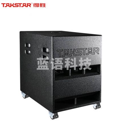 得胜(TAKSTAR)ESC-15A 有源15吋超低音音箱 带功放功能专业户外舞台演出可移动式超低音音响