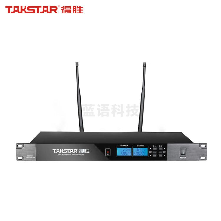 得胜(TAKSTAR) UC-2R无线话筒一拖二会议麦克风鹅颈手持领夹主持家庭ktv话筒会议麦克风 UC-2R主机