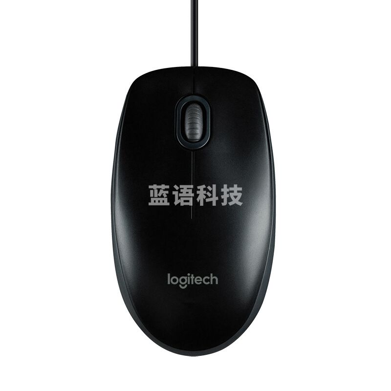 罗技（Logitech） M100r 光电鼠标  有线鼠标 黑色