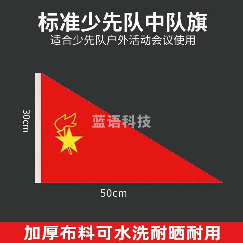 中国少先队旗 少年先锋队队旗 标准款纳米防水 大队旗 大队旗 50*30cm-cpy2615-cpy3587