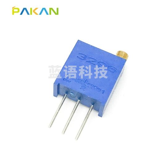 PAKAN 3296W 多圈精密可调电阻 3296顶调电位器 可调电阻 504 500K 200只