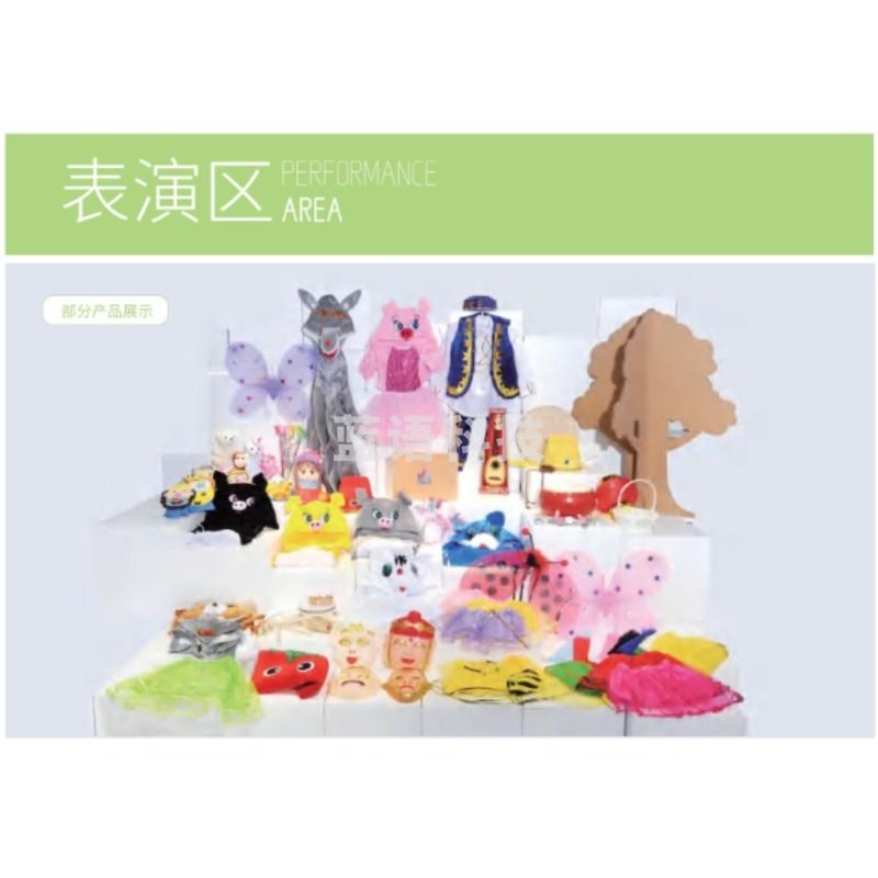 梦乐玩具/MONLE TOYS行知城角色区 幼儿园室内区域游戏活动材料 专业早教教具 玩具 中小型健身器材配件