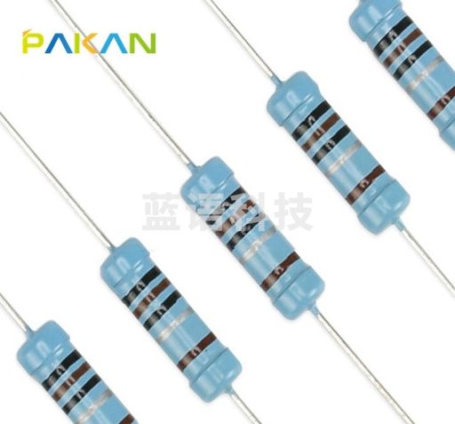 PAKAN 2W精密电阻器 欧姆 2W色环电阻 金属膜电阻2W 62K 精度1% 500只