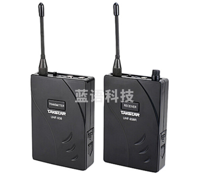 得胜(TAKSTAR) UHF-938无线讲解器一对多导览系统导游同声传译多媒体教学工厂讲解 UHF-938标配