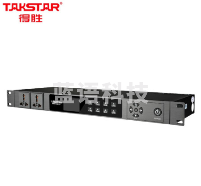 得胜(TAKSTAR)EPO-802P 电源时序器 8路控制使用方便 会议室舞台演出 KTV工程安装功能厅
