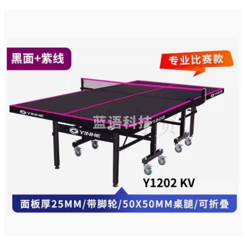 银河 Y1202 可折叠家用室内专业比赛标准乒乓球桌简易乒乓球台 其它中小型健身器材