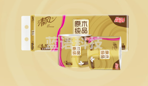 清风卷纸4层1400g有芯卷筒纸卫生纸10卷/提