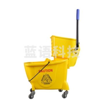 白云清洁(baiyun cleaning)AF08080 单桶榨水车酒店物业清洁车 32LBXY