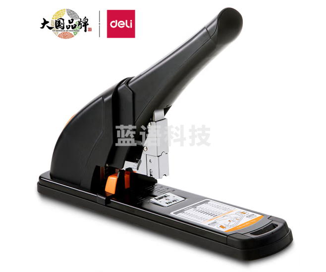 得力订书机  0385订书机  重型订书机 财务订书机 订书器  办公用订书机（单位：台） 黑色订书器