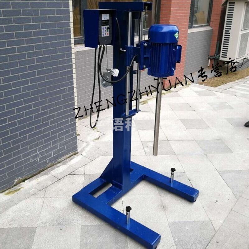 教学仪器 变频电动小中大型分散机化工油墨液体混合料支架 高速1500瓦1.45m+ 惠利得电动小中大型化工油墨液体混合料 高速15优品