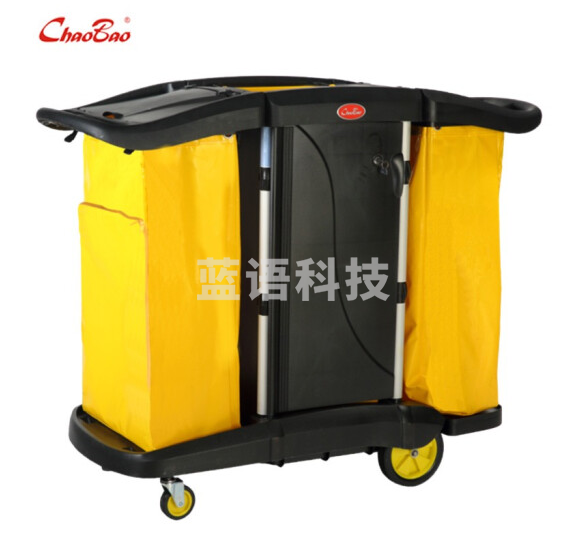 超宝D-011-2B 多用途带盖清洁手推车