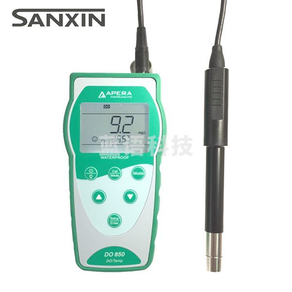 三信（sanxin） 便携式光学溶解氧仪 实验室溶解氧测试仪DO850 化验室温度测量仪 260079