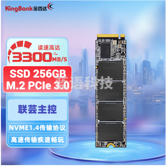 金百达（KINGBANK） 256GB SSD固态硬盘 M.2接口(NVMe PCIe 3.0) KP230系列