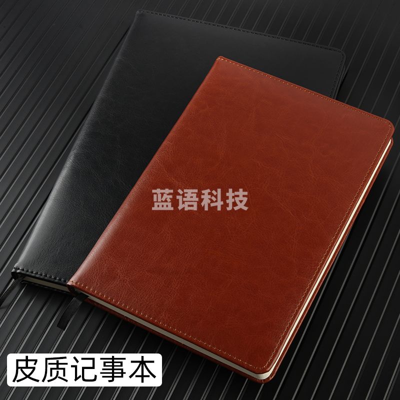 康百笔记本定制可印logo本子礼品可定做封面商务办公记事本简约工作会议记录本软面b5皮质日记本 JA8010-红色-A5