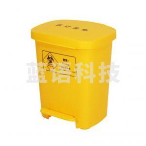 脚踏垃圾桶 黄色垃圾桶 40L.