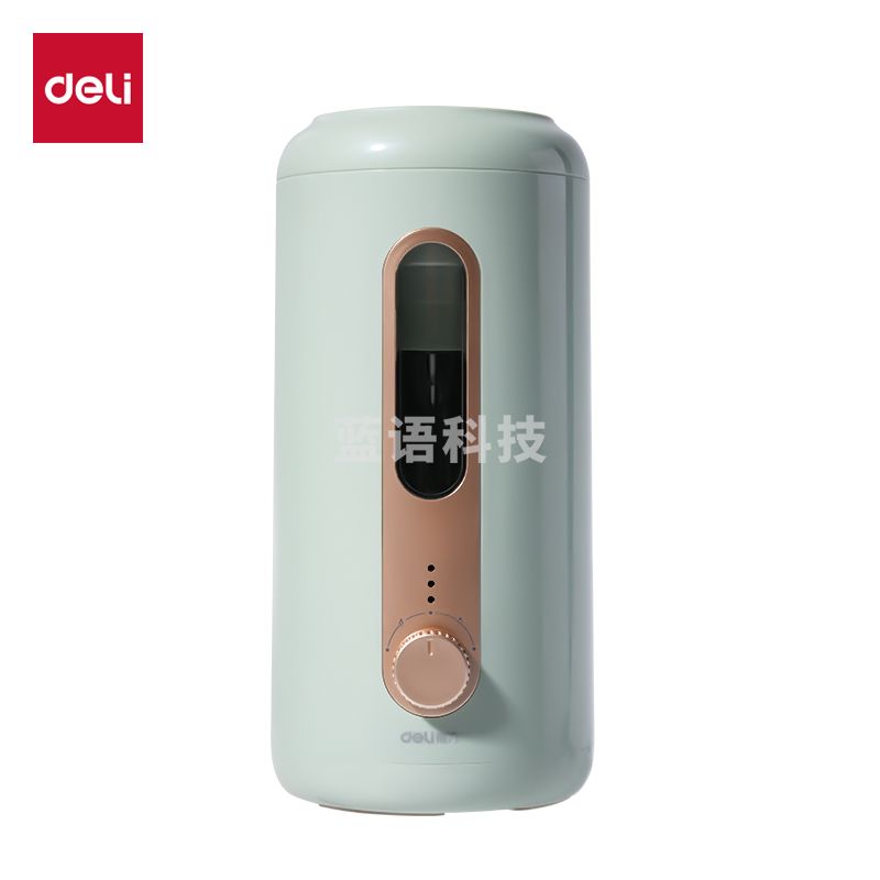 东方文彩大口径全自动削笔器小学生电动削笔机12mm粗杆大三角铅笔卷笔刀 DF82 绿色