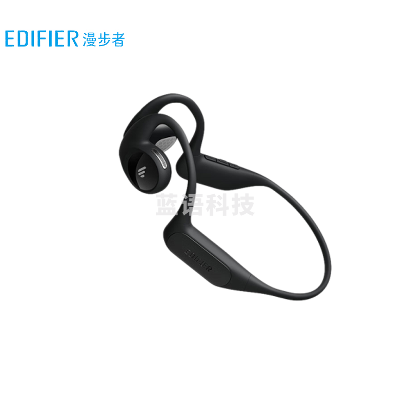 漫步者（EDIFIER） Comfo Run开放式蓝牙耳机骨传导升级空气传导跑步骑行不入耳佩戴星空黑