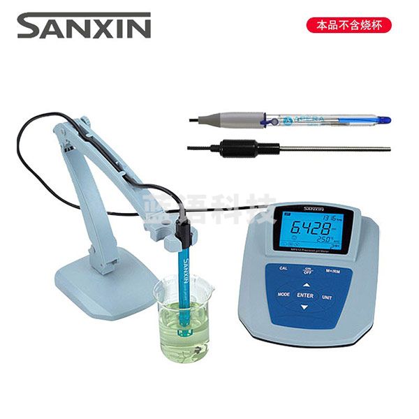 三信（sanxin）精密台式pH计 数显酸度计MP512-01 实验室pH测试仪酸碱度测定仪 -2.0~20.0pH/±0.002pH 260061