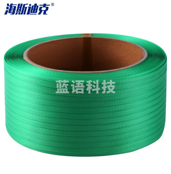 海斯迪克 HKW-121 pp机用打包带 机用10KG半自动机用打包带 PP热熔打包带 绿色