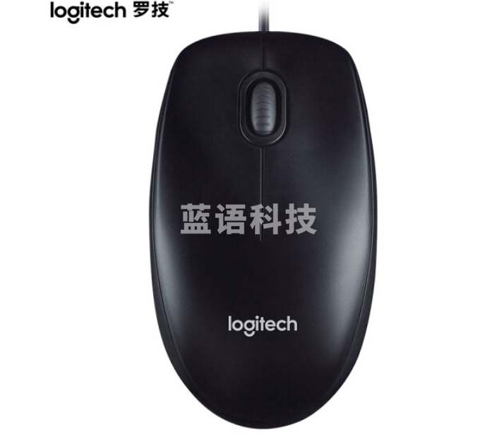 罗技(Logitech)M90 有线鼠标(黑色)