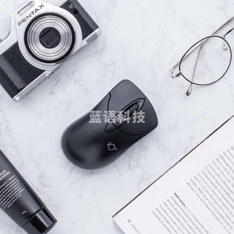 山业（SANWA） MA-IPBBS303BK蓝牙鼠标迷你便携3设备切换轻音按键石墨黑无接收器