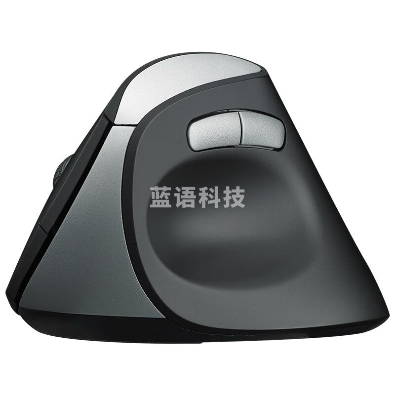 雷柏（Rapoo） MV20轻音版 无线鼠标 垂直鼠标 办公鼠标 轻音鼠标 人体工学 笔记本鼠标 电脑鼠标 黑色