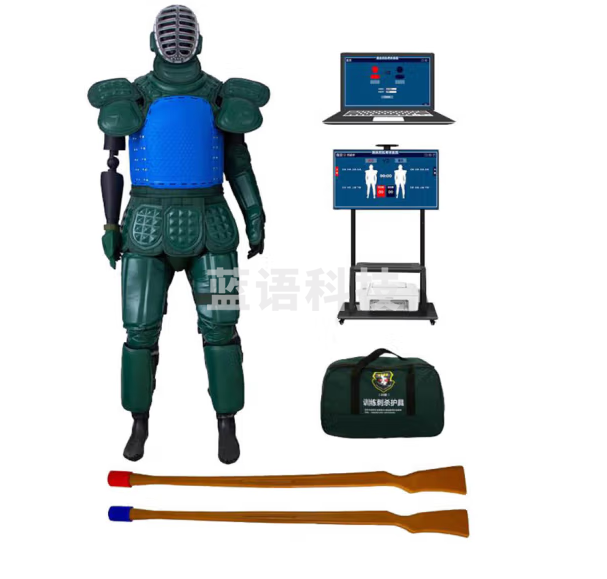 万福 4v4刺杀对抗训练考评系统刺杀训练护具红蓝双方对练监测系统（4组） WF-KPXT04