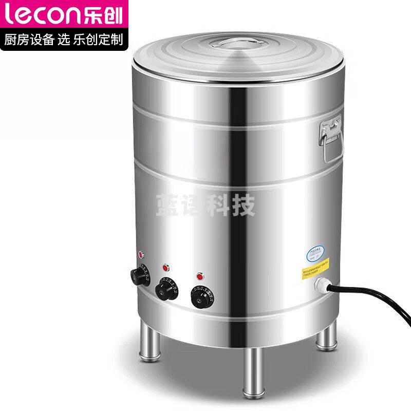 乐创（lecon）商用煮面桶 多功能不锈钢煮面炉麻辣烫锅卤煮桶（电热管）LC-J-BWT600G