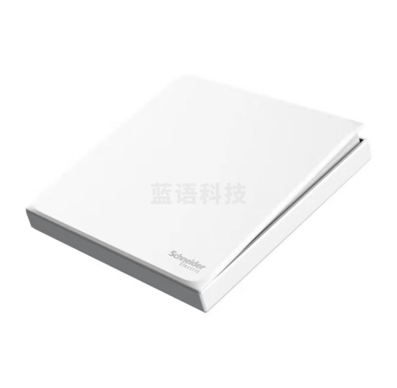 施耐德开关 一开双控 单联双控 86型皓呈系列 奶油白