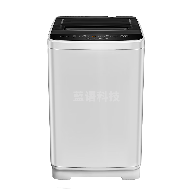 创维（Skyworth）创维10KG全自动降噪波轮洗衣机 T10N52淡雅银